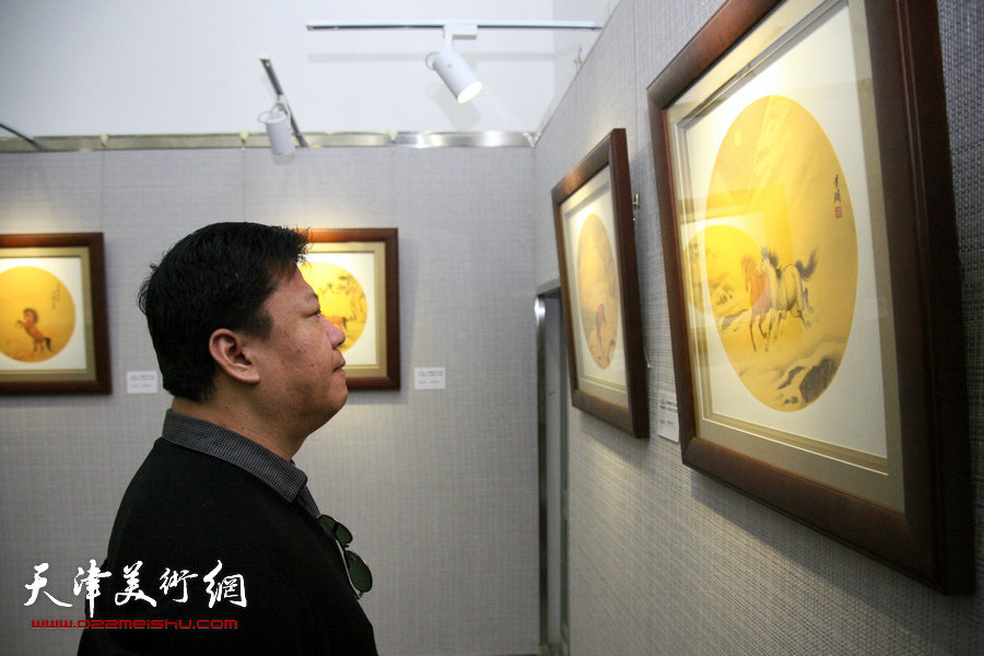 李澜雪景鞍马作品展