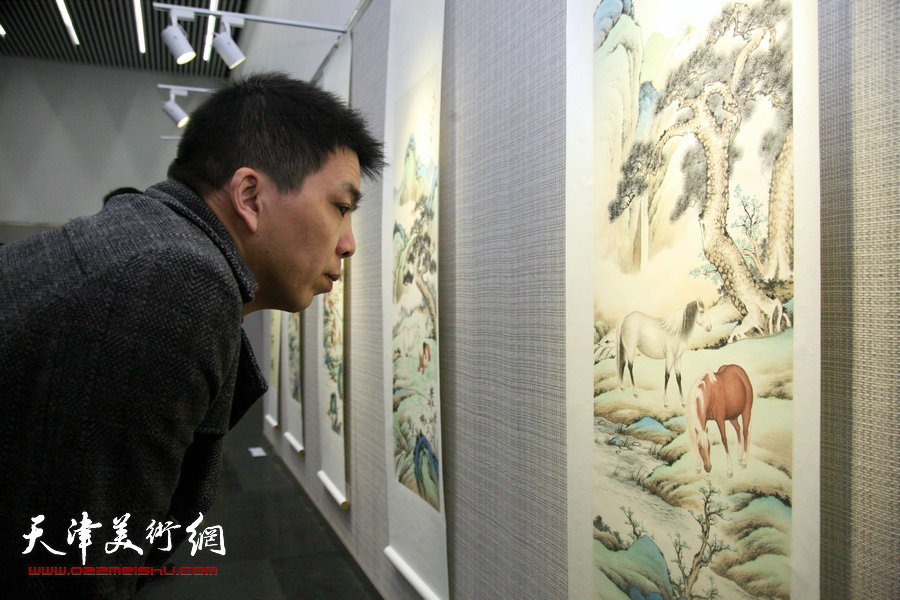 李澜雪景鞍马作品展