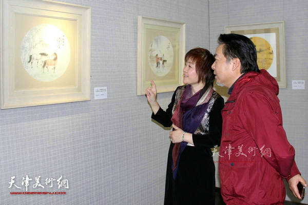 李澜雪景鞍马作品展