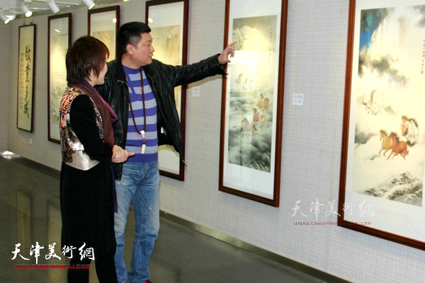 李澜雪景鞍马作品展