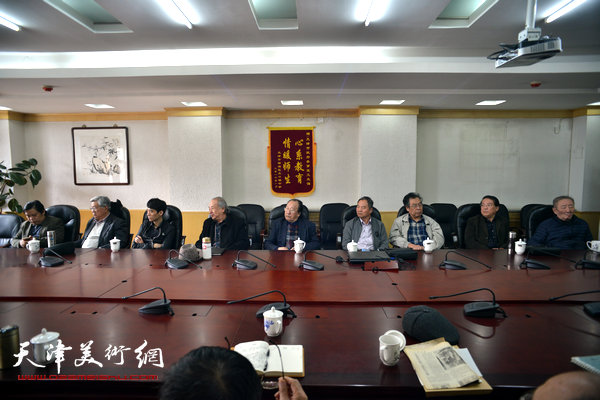 “梁崎研究座谈会”3月31日在天津市文史研究馆举行。