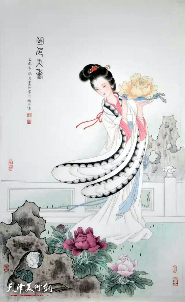 著名女画家杨淑涛作品。