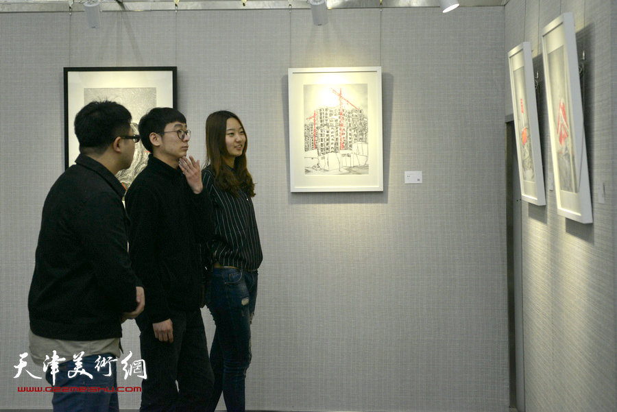 “青年归来·天津美术学院青年艺术家联展”现场。