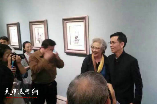 “人民形象，中国精神”何家英精品展展览现场。