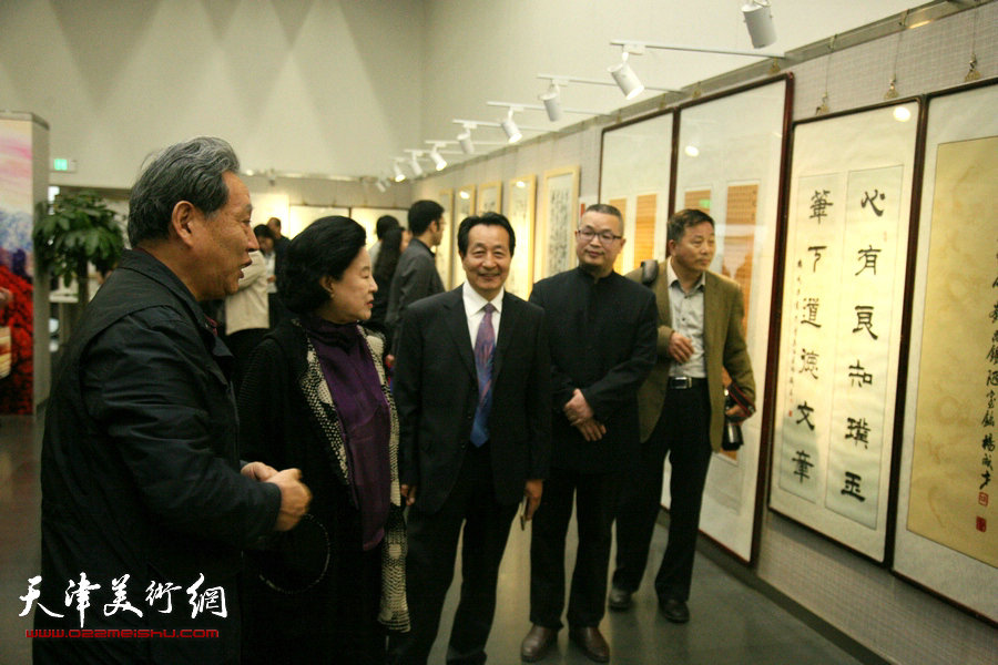 “柳营点墨”书法展在天津图书馆开展