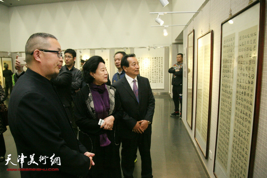 “柳营点墨”书法展在天津图书馆开展