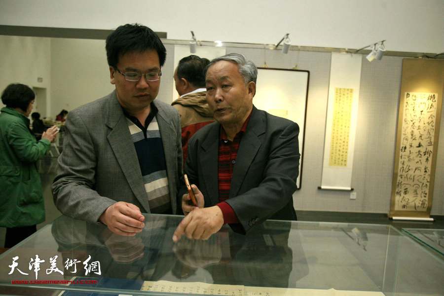 “柳营点墨”书法展在天津图书馆开展