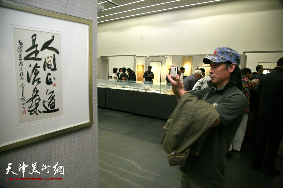 “柳营点墨”书法展在天津图书馆开展