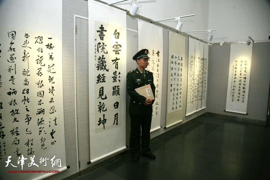 “柳营点墨”书法展在天津图书馆开展