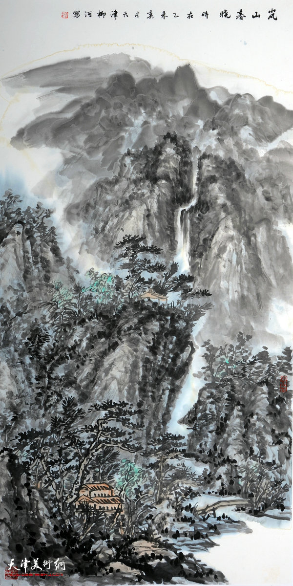 13、岚山春晓（68X136CM）柳河.jpg