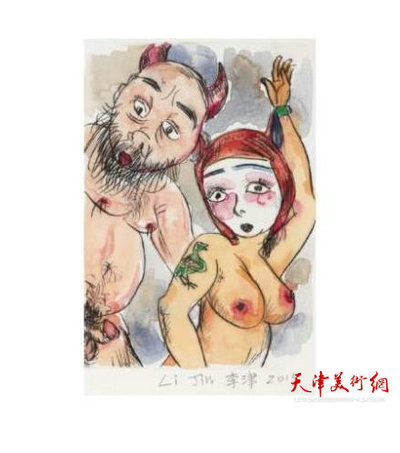 李津作品。