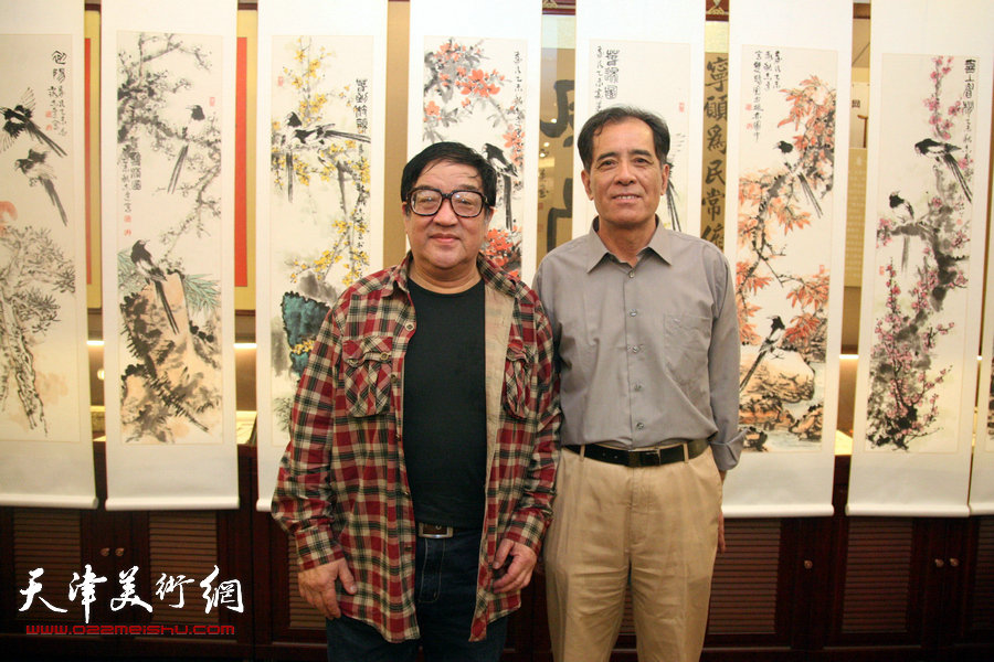 “津门十俊书画展”在中国楹联博物馆开展