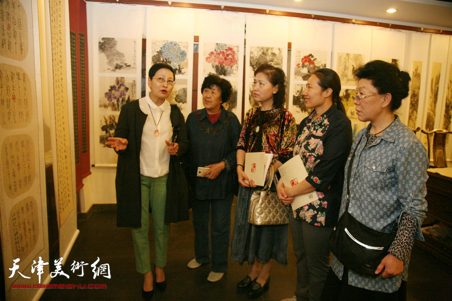 “津门十俊书画展”在中国楹联博物馆开展