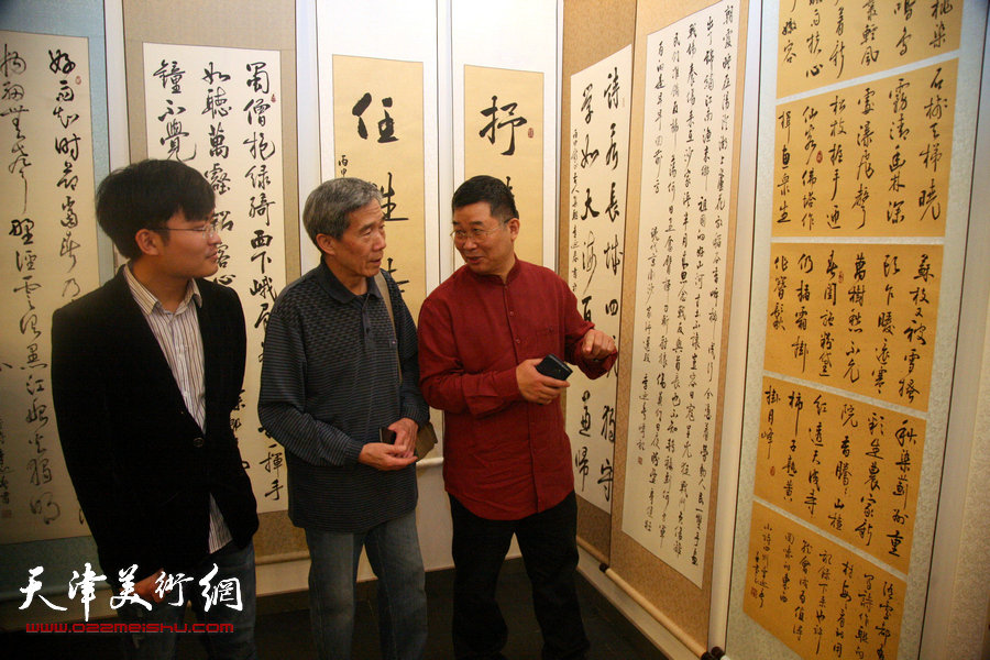 “津门十俊书画展”在中国楹联博物馆开展