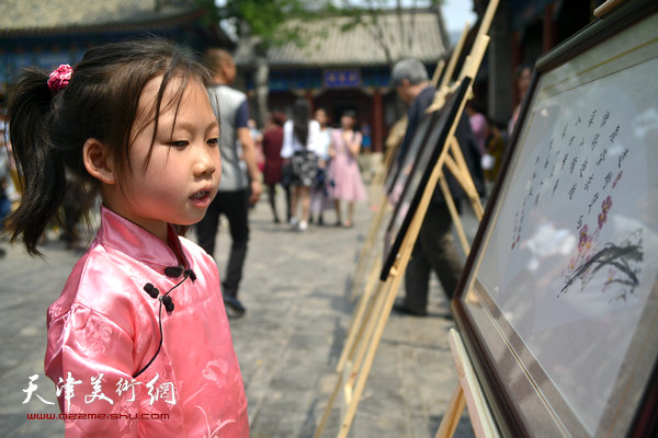 百善巡回展作品现场展示。