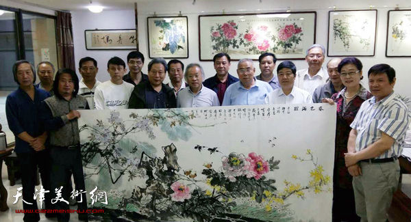 百中画院工作年会暨王俊英艺术画廊启动仪式举行