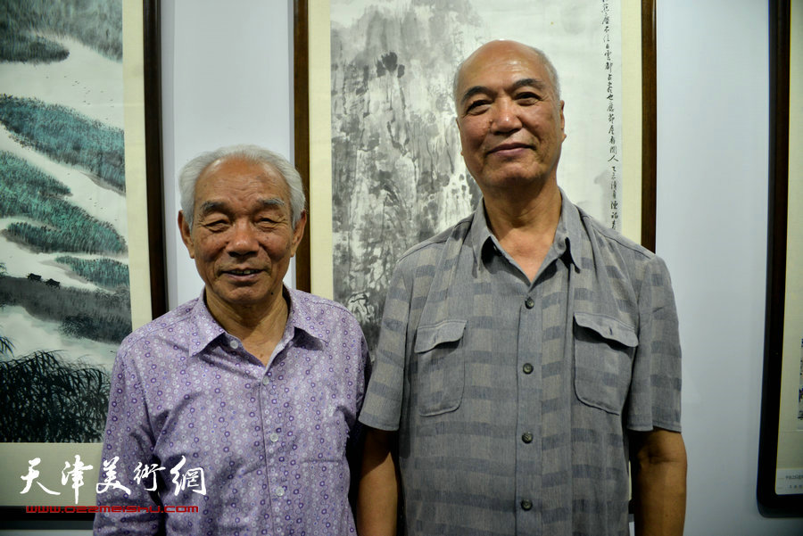 天津金带福路文化传播中心落成 首办山水画邀请展