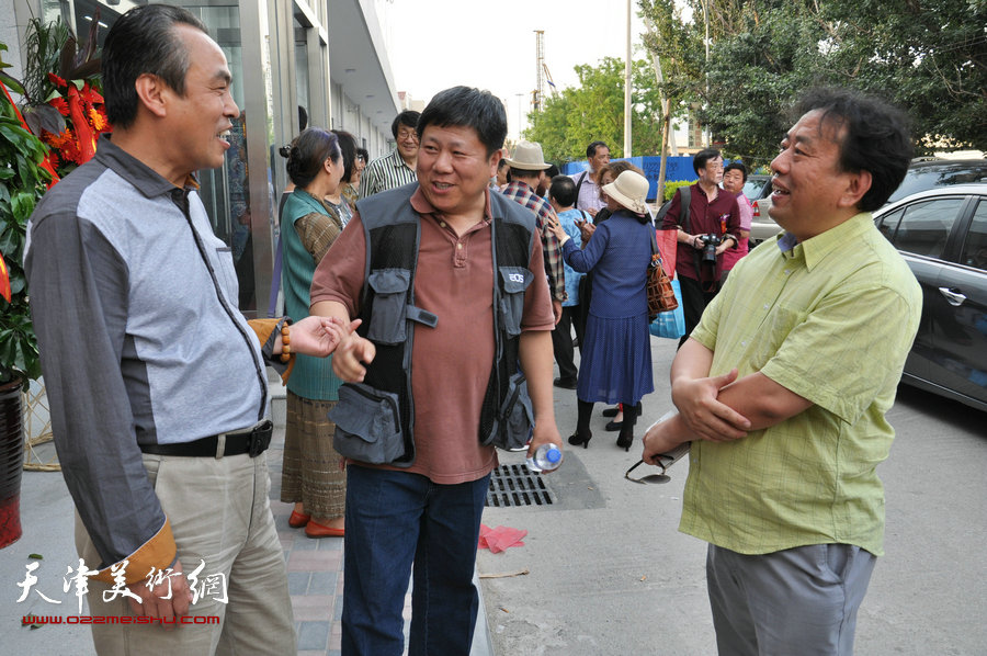 天津金带福路文化传播中心落成 首办山水画邀请展