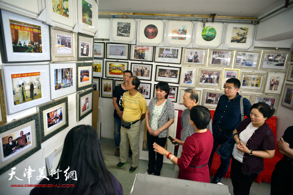 台湾书画家到天津朴墨心画院开展艺术交流