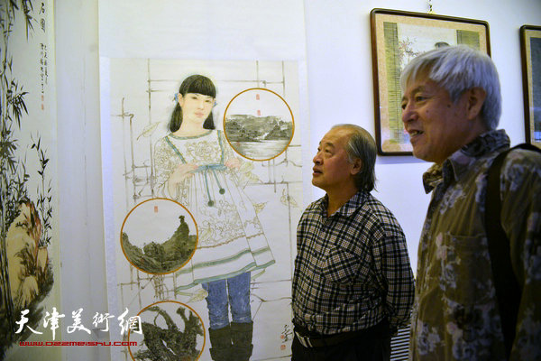 天津美院六画家作品展