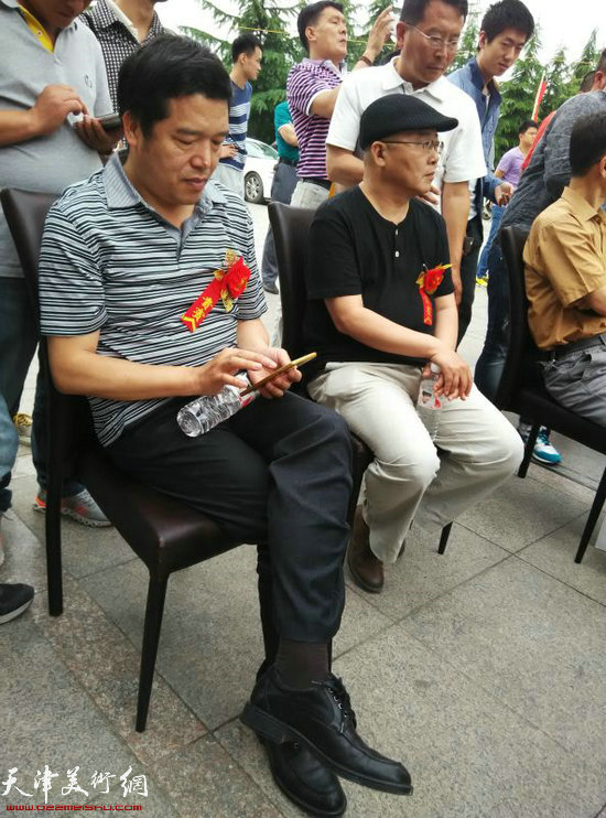 杨志刚、董克诚教授出席第四届架上连环画启动仪式