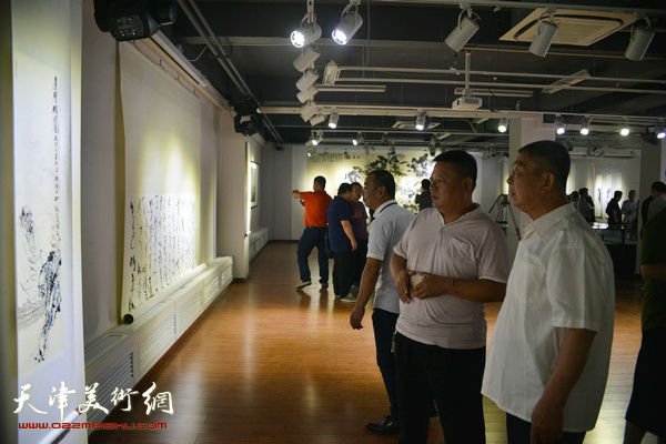 “守望·刘金凯书画作品展”现场