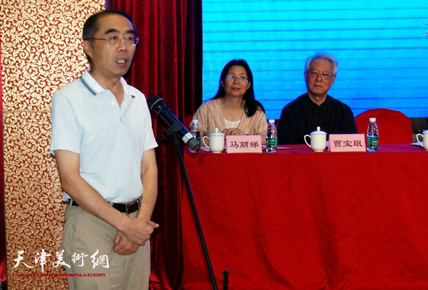 喻建十当选河北区政协津沽书画会新一届会长。