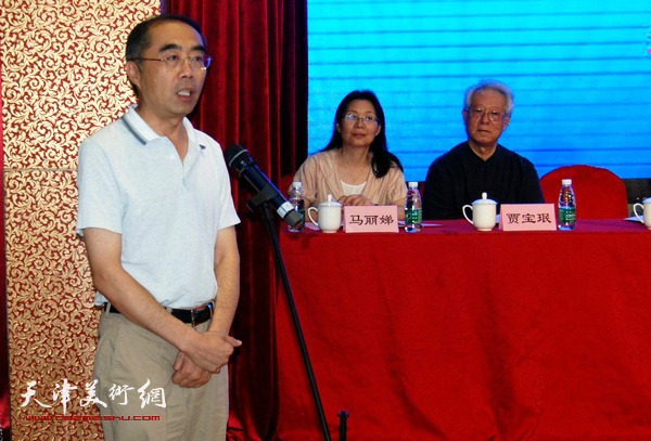 喻建十当选河北区政协津沽书画会新一届会长。