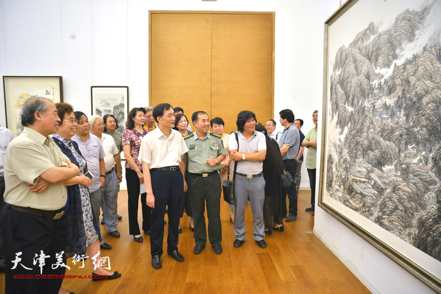 天津市庆祝中国共产党成立95周年美术作品展