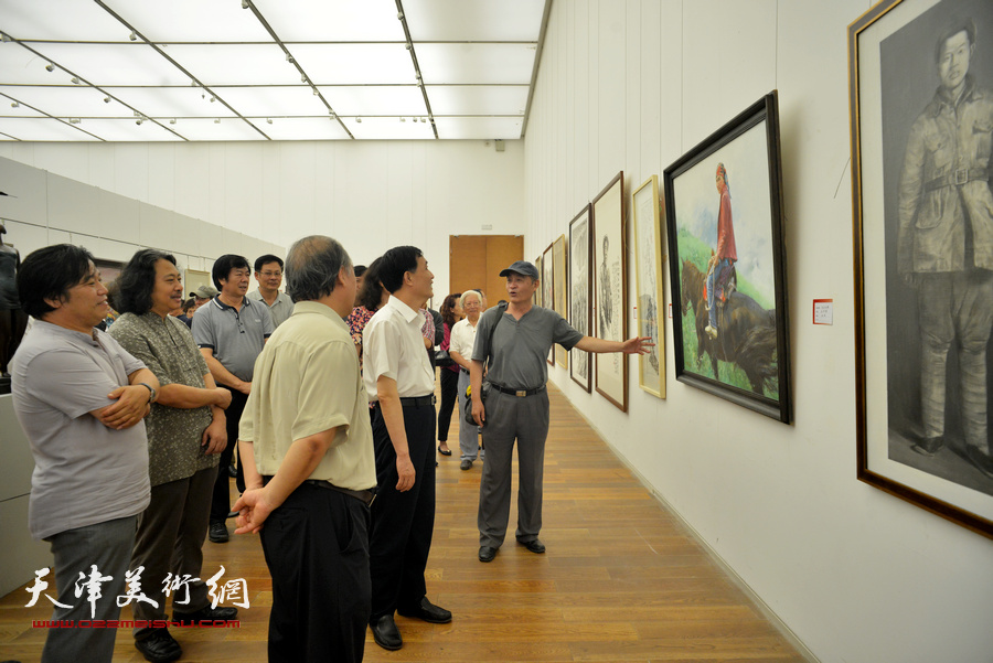 天津市庆祝中国共产党成立95周年美术作品展