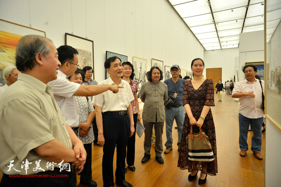 天津市庆祝中国共产党成立95周年美术作品展