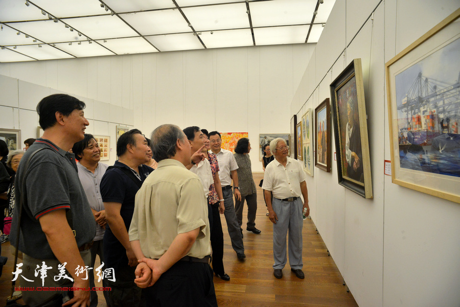 天津市庆祝中国共产党成立95周年美术作品展