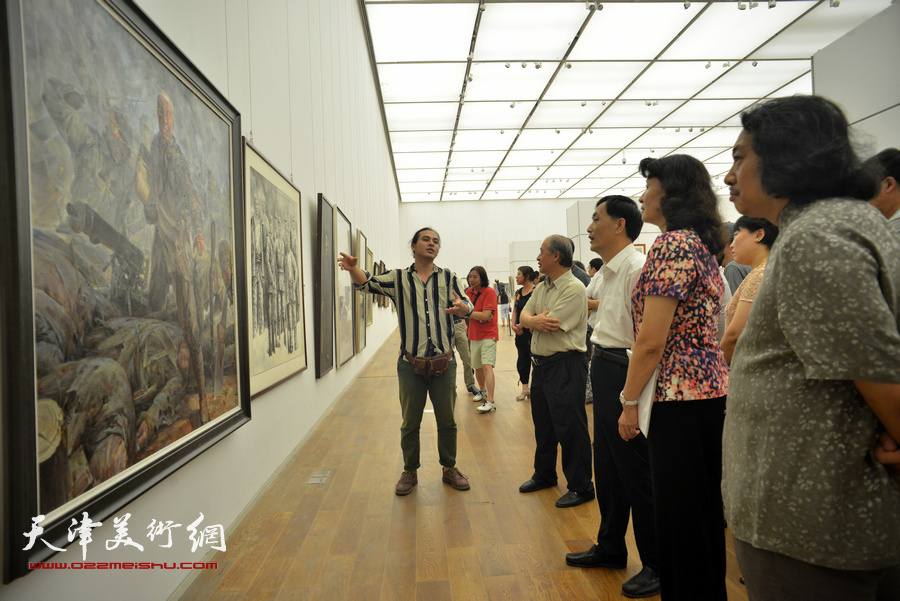 天津市庆祝中国共产党成立95周年美术作品展