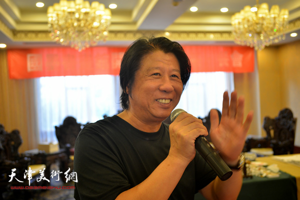 天津市政协书画艺术研究会理事李学亮先生致辞