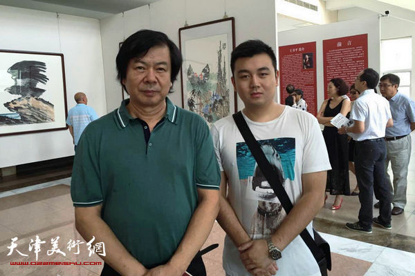 著名画家王书平作品展在秦皇岛北戴河劳动人民文化宫开幕。