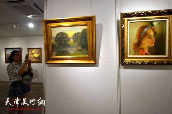 “流金样板——二十世纪俄罗斯大师油画展”现场。