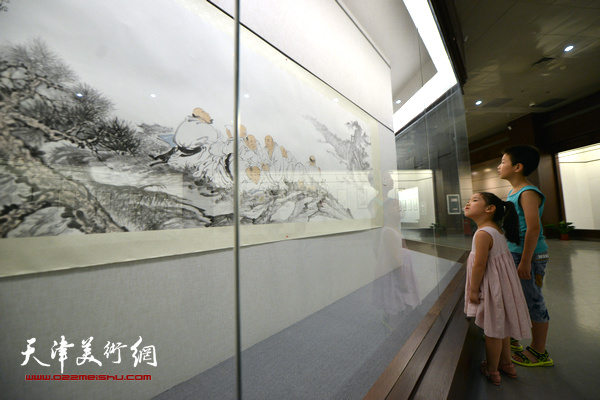 “心无挂碍·张佩钢作品展”现场。