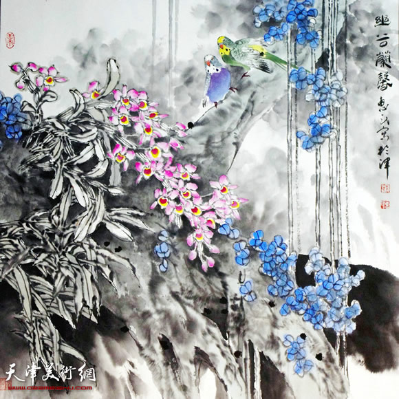 王惠民作品《幽谷兰馨》