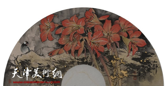 王惠民作品《山静花繁》