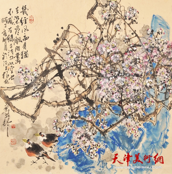 李根友作品《花语》