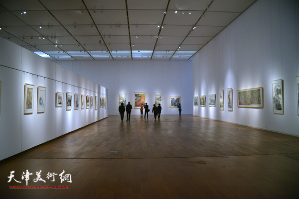 “第二届文化中国·全球华人书画展”现场