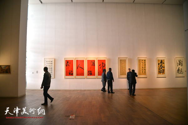 “第二届文化中国·全球华人书画展”现场