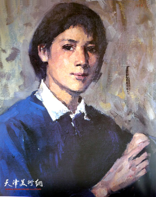 张世范作品：《画家之妻》 1976