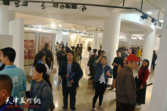 天津美院第二期剪纸艺术培训班结业作品展。