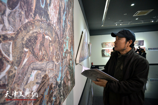 敦煌壁画艺术精品高校公益巡展-天津城建大学站