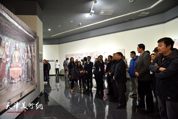 敦煌壁画艺术精品高校公益巡展-天津城建大学站