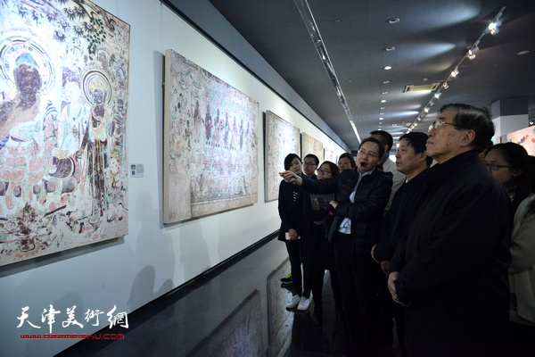 敦煌壁画艺术精品高校公益巡展-天津城建大学站