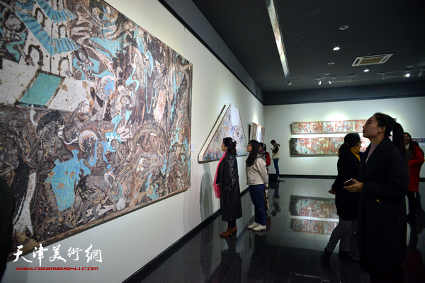 敦煌壁画艺术精品高校公益巡展-天津城建大学站