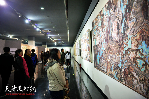 敦煌壁画艺术精品高校公益巡展-天津城建大学站