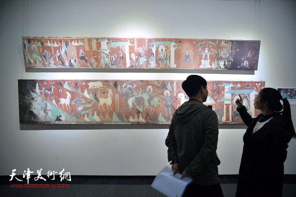 敦煌壁画艺术精品高校公益巡展-天津城建大学站